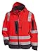 Produktbild Tranemo Softshell Jacke"First Grade HI-VIS" HV 1G Größe M, 1 Stück, rot/grau, 4032-48-97-M