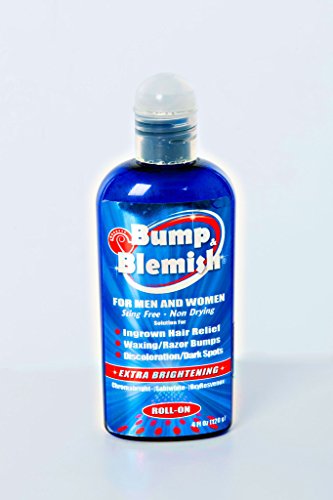 BUMP N BLEMISH- 4 Oz (120 ml) Ingrown Hairs (Razor Bumps) PLUS Dark Spot Corrector. 2 in 1 Product. Great for Bikini Bumps, Razor Burn, Pseudofolliculitis (PFB)