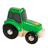 BRIO 33799 – Traktor mit Holz Anhänger, bunt - 5