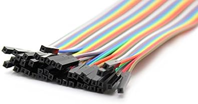 20cm 40pcs Dupont Female Female Jumper Wire Ribbon Cable Pi Pic Breadboard