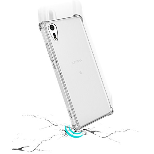Wrcibo Sony Xperia XA1 Ultra TPU Suave Funda Transparente TPU Cascara Protectora Superior a La Silicona Parachoques Case Ultra-delgado Shock-Absorci  n Anti-Ara  azos