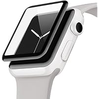 Belkin F8W840vf-P1 ScreenForce - Protector de pantalla Edge to Edge Ultraglass para Apple Watch (Series 2/3, 42 mm)