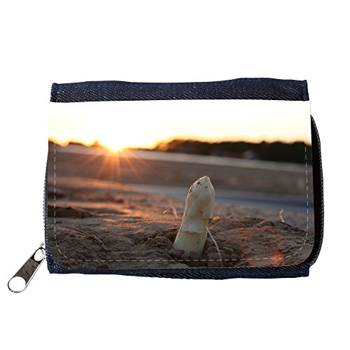 Preisvergleich Produktbild Portemonnaie Geldbörse Brieftasche / / M00238636 Spargel Sunset Spargelfeld / / Purse Wallet