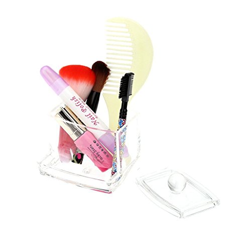 Oriskey Wattestäbchen Kosmetex Acryl Behälter Halter Box Q-Tips Aufbewahrung - 7