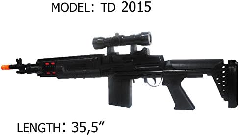 COMBAT EDITION SUPER GUN 35.5" TD 2015 AMAZING CHRISTMAS PRESENT FOR BOYS INFRARED , REALISTIC SOUND
