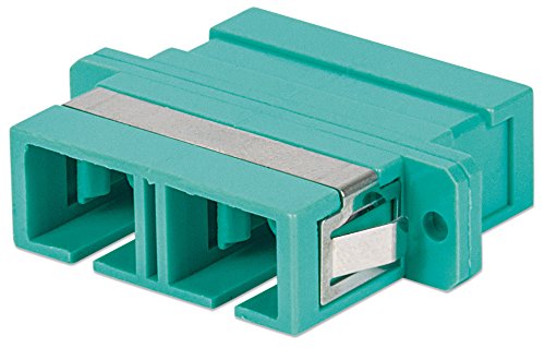 Preisvergleich Produktbild intellinet 760652 OM3 SC Multimode Duplex Adapter aqua