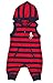 Toddler Baby Boys Kids Cotton Stripes Hoody Clothes One-pieces Rompers Playsuits
