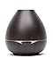 Produktbild Enooki Yoga Aroma Diffuser 300ml Holzmaserung Luftbefeuchter mit LED Duftlampe für Yoga Salon Spa Wohn-Schlaf-Bade-Kinder-zimmer, Farbe:Dark Wood