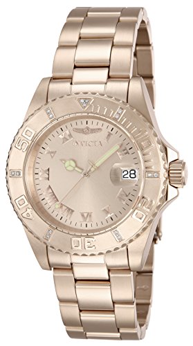 Invicta Damen-Armbanduhr Analog Quarz Edelstahl beschichtet 12821 Invicta Damen-Armbanduhr Analog Quarz Edelstahl beschichtet 12821