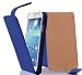 Produktbild Samsung Galaxy MEGA 5.8 Flip Hülle in BLAU von Cadorabo - Handyhülle in Kunstleder für Galaxy MEGA 5.8 Case Cover Schutzhülle Etui Tasche in BRILLIANT-BLAU