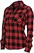 Urban Classics Women's TB388 Checked Flannel Long Sleeve Shirt S Blk/Red