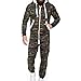 Produktbild Sannysis Herren Jumpsuit Schlafanzug Jogger Trainingsanzug Fitnessbekleidung Onesie Ganzkörperanzug Basic und Schlicht Strampelanzug Overall Körperanzug