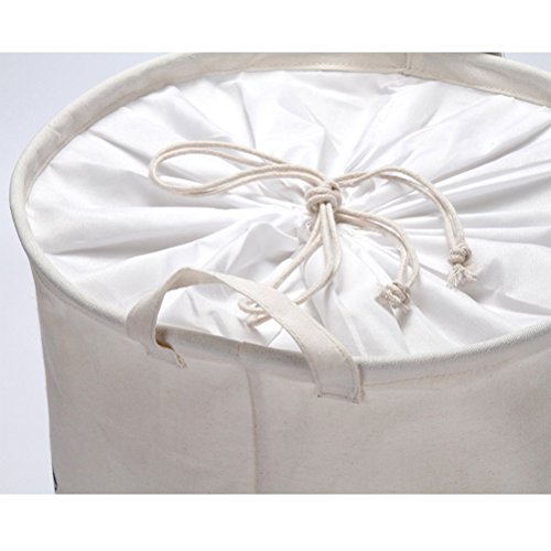 Fieans aufbewahrung foldable cotton line Waeschekorb Klapp Kinder Spielzeug organizer Spielzeug aufbewahrung Spielzeug Warenkorb Kleidung Halter waeschebox-Blau Streifen - 4