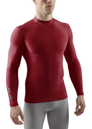 Sub Sports Herren Cold Kompressionsshirt Thermisch Funktionswäsche Base Layer Langarm (Mock/Rollkragen)