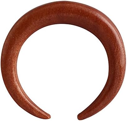 Wooden Tapered Claw for Stretching Ear Lobes - Ear Gauges - Stretched Lobe Expander (Rose Wood - 8mm)