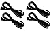 Produktbild KÖNIG LED 12V Verlängerungskabel 2-Pin Steck- und Schraubverbindung IP67 Schutz für Aussen & Innen - geeignet für Mini-Einbaustrahler (4er-Set, 5 meter)