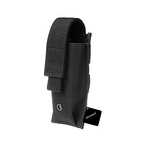 xhorizon TM FX 1000D Nylon Armee Camo Taktik MOLLE Mag Taschenlampe Halfter Cartridge Clip Gewehrkugel Werkzeug Messer Gürteltasche Mantel + Geschenk [3 in 1 Mini Edelstahl Schraubendreher] - 6