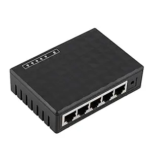 Street27 5 Port 10/100Mbps Desktop Ethernet Network LAN Power Adapter Switch Hub US