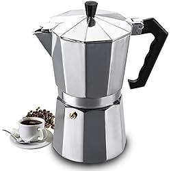 Vinekraft Cafetière Italienne Machine à Expresso Café Moka Cafetière, Fait 6 Tasses