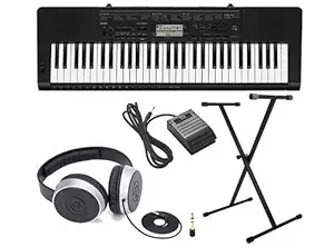 Casio CTK-3500 Premium Keyboard Package with Headphones, Stand, and Sustain Pedal