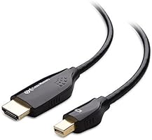 Cable Matters&reg; Mini DisplayPort 1.2 (Thunderbolt&trade; Port Compatible) &agrave; HDTV C&acirc;ble Soutenir 4K en Noir 2m