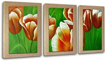 X&L Hand Painting Living Room Bedroom Modern Decorative Painting Canvas Painting Finished Painting Linen Abstract £¨3 collage1-1£© , 60x90x3p