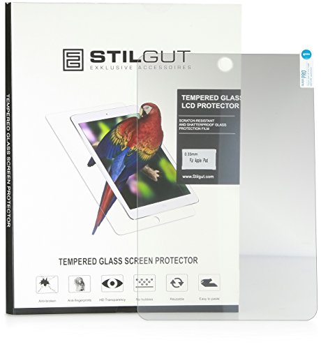 StilGut Displayschutzfolie Panzerglas für Apple iPad Pro 9,7″, iPad Air 2 & iPad Air - 4