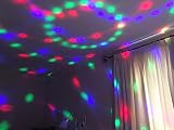NIUBIER Discokugel Partylicht Discolicht led Disco Lichteffekte mit Fernbedienung-7 Farbe RGB Dj Licht Beleuchtung mit 3W, Musik-Modus und Auto-Modus DJ Party Licht Discokugel Bühnenbeleuchtung Led für Disco, Bar, Geburtstag party, Heimparty,Halloween, Hochzeit,Kinder Party, Tanzfläche und vieles mehr - 9