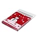 Produktbild Jamicy® Süßigkeiten Tüten 100stück Weihnachten Tüten Taschen Selbstklebend nahrung Transparent Rot für Partei