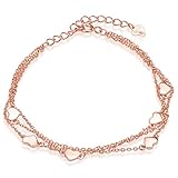 Armband Länge: 16+3.5cm, Charm-Größe: 0.6*0.5cm, Gewicht: 2.1g