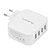 Lumsing® Caricatore Alimentazione 4 Porte 35W 7A USB universale Caricabatterie da Parete...