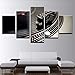 Produktbild xzfddn HD Gedruckt Bilder Wohnzimmer Wandkunst Leinwand Malerei 5 Stücke Dj Musikinstrument Plattenspieler Poster Wohnkultur D