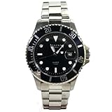 Regent F371 Uhr Herrenuhr Edelstahl 30m Analog Datum schwarz