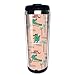 Produktbild Alligator Vacation Tropical Beach Gator Cute Animal Character Peach Multi Insulated Stainless Steel Travel Mug 14 oz Classic Lowball Tumbler with Flip Lid