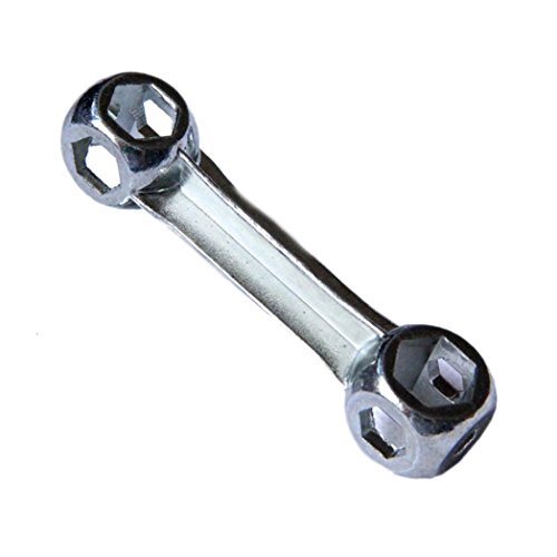 Bluestercool 10 in 1 Langlebige Fahrrad-Reparatur-Tool, Hund Knochen Form Sechskant Schraubenschlüssel 6-15mm