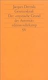 Image de Gesetzeskraft: Der »mystische Grund der Autorität« (edition suhrkamp)