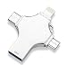 Produktbild Kaulery USB Stick 64GB für iPhone Speichererweiterung USB 3.0 Externer Speicherstick Flash Laufwerk für iOS iPod iPad Handy Type C Andriod OTG Computer Mac Laptop PC (64gb)