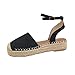 Produktbild Dasongff Damen Dick-Sohlen Sandalen Slingback Sandals Sommer Flache Playform Woven Thick-Bottom Sandalen Roman Shoes Vintage Sandaletten