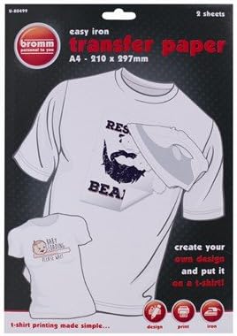 4 A4 T-Shirt Transfer Paper / Easy Iron Matt Finish