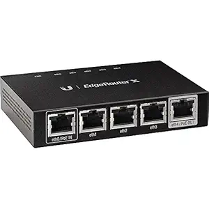 Ubiquiti Edgerouter X - Router - Desktop - Black (ER-X)