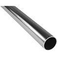 Aluminium-Rundrohr 50x4 Mm – Länge 0,5 Meter, Legierung EN AW 6082 T6, Für Konstruktionen Und Beleuchtung