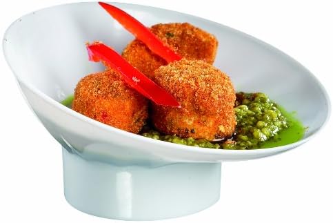 Solia PS32652 Italian Chef's Hat Mini Dish, 3.5" Diameter x 1" Height, White (Case of 144)