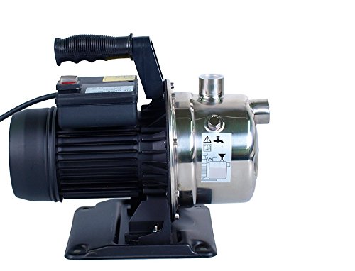 T.I.P. 30085 Gartenpumpe Edelstahl Clean Jet 1300 Plus, bis 4.350 l/h Fördermenge - 4