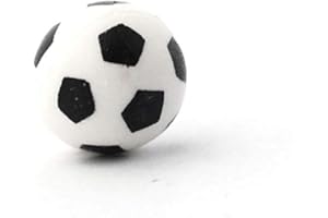 Melody Jane Dolls House Soccer Football Miniature Toy Shop Garden Game Black & White Ball