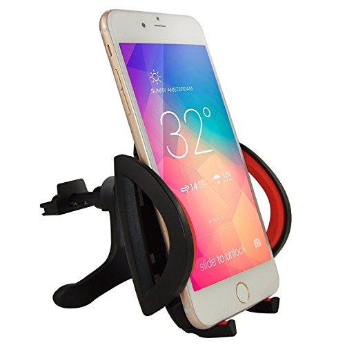 Eximtrade Universale Regolabile 360Â° Rotazione Ventola Aria Auto Supporto Telefono per Apple iPhone 6/6s/6 Plus/6s Plus, Samsung Galaxy S6/S6 Edge/S6 Edge Plus/S7 Edge e altro Smartphones