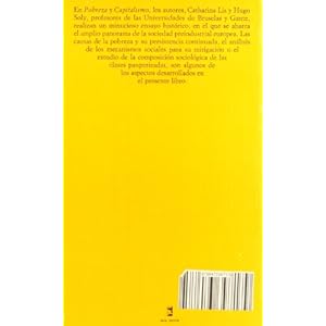 Pobreza y capitalismo en la Europa preindustrial (1350-1850) (Universitaria)