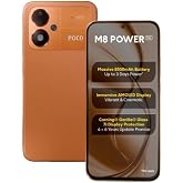 POCO M8 Power 5G (Blaze Orange, 6GB RAM, 128GB Storage) | 6.99 Inch Full HD+ AMOLED Display | Snapdragon Gen 4 Processor | 50MP Rear Camera | 8MP Fron