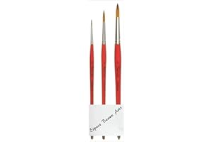 Raphael - Pincel para acuarela Kaerell Sérerie 8394. Veganos. Cerdas sintéticas. Nº 0. 4. 6. (Raphael Francia).