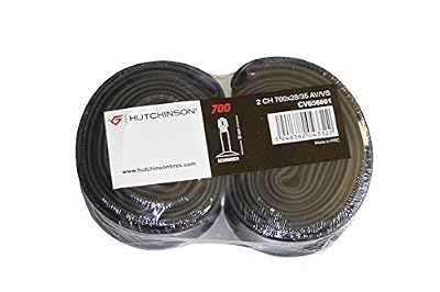 Hutchinson - Pack économique : lot de 2 chambres à air VTC Standard 700 x 28 à 35 - Schrader
