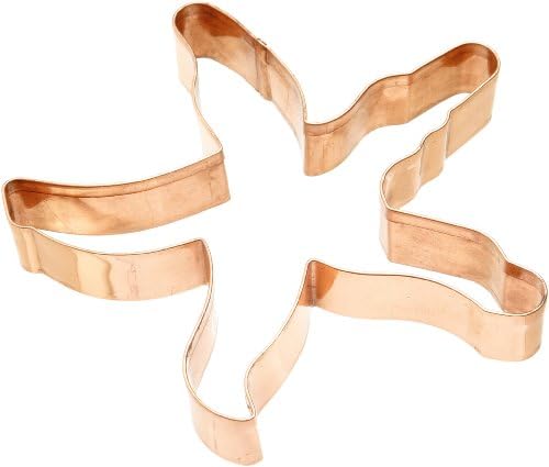 Old River Road Starfish Shaped Cookie Cutter Biscuit Mold Jello Copper Brown